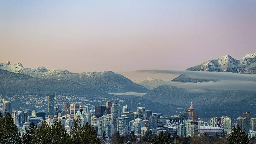 Vancouver city skyline