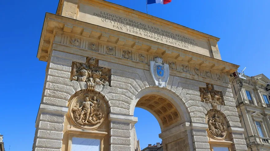 Montpellier city skyline
