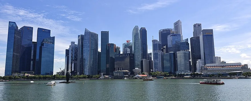 Singapore city skyline