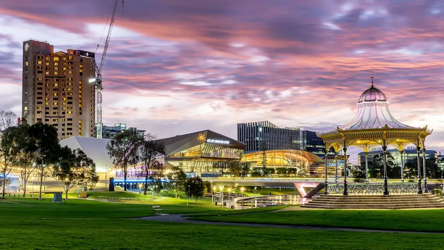 Adelaide city skyline