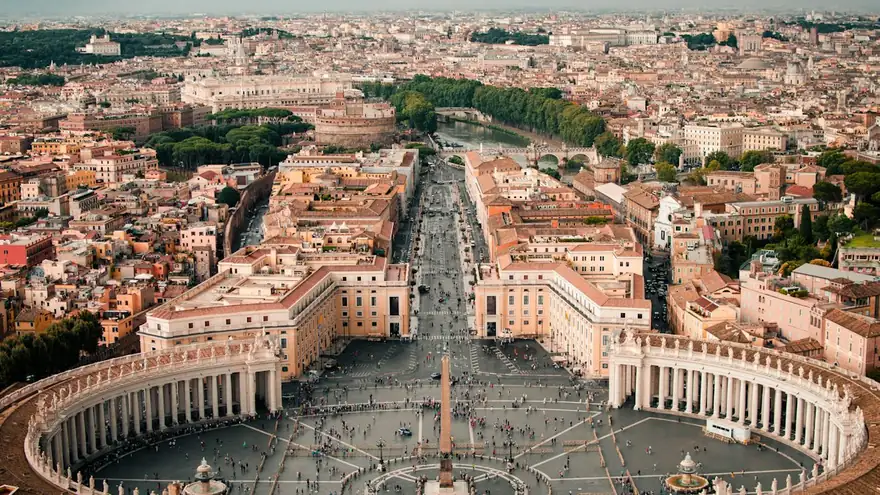 Rome city skyline