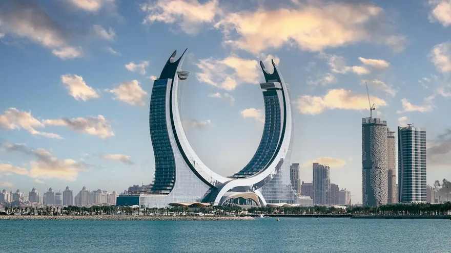 Lusail city skyline