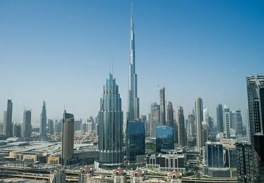 Dubai city skyline