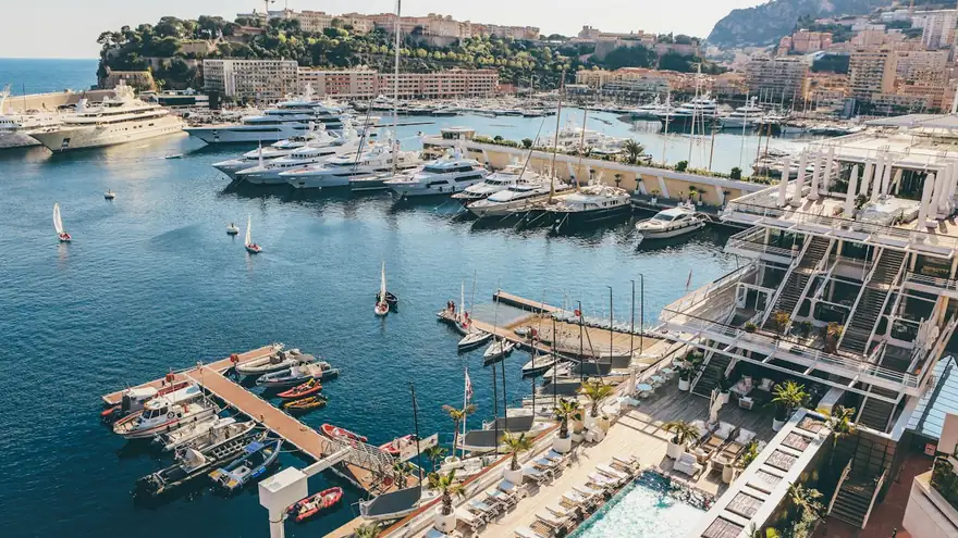 Monte Carlo city skyline