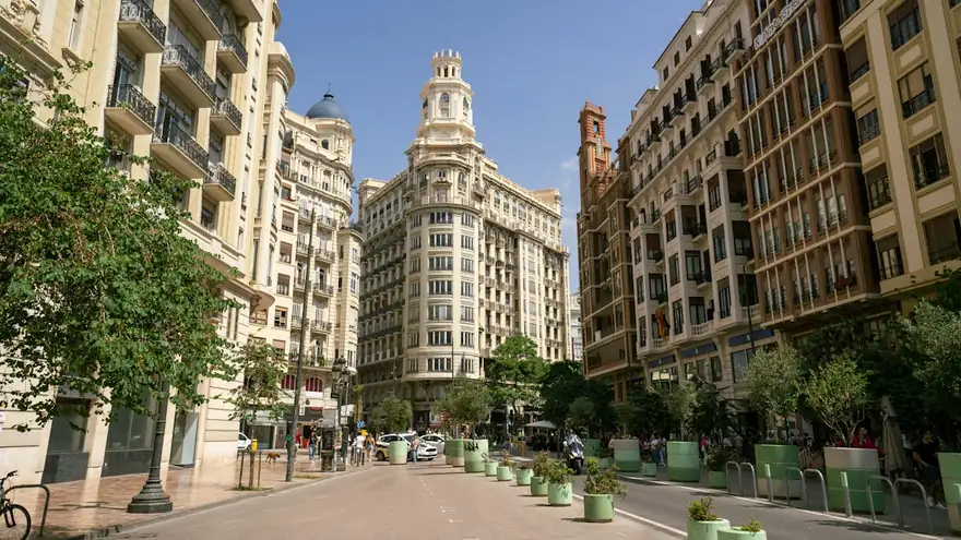 Valencia city skyline
