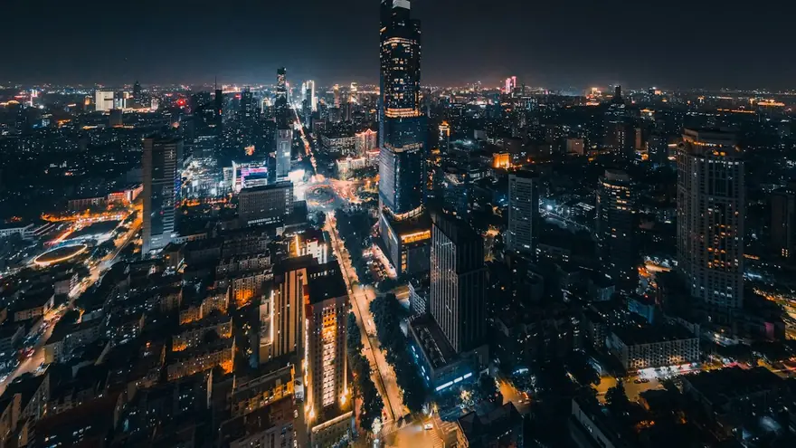 Nanjing city skyline