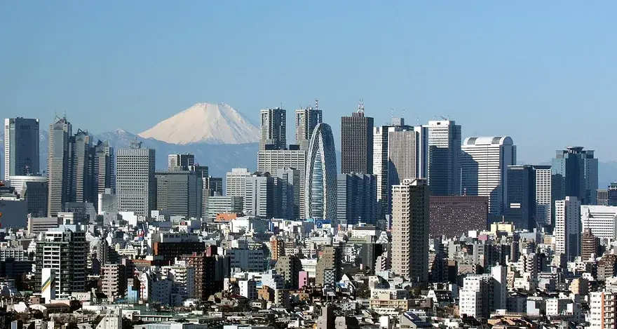 Tokyo city skyline