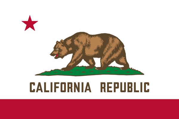 California city skyline