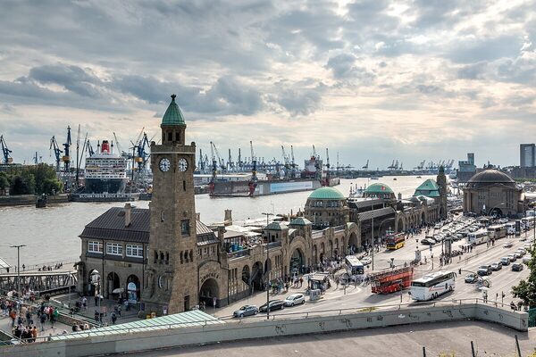 Hamburg city skyline